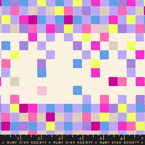 Glow Garden Pixels in Natural RS2117 11 - Ruby Star Society Sold by the Half Yard